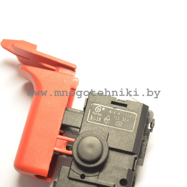 Кнопка пуска (выключатель) FA7-6/1BEK для перфоратора Bosch GBH 2-26, 2-28, Энкор, Интерскол, Калибр, Bort, Patriot, Shtehli, WORTEX, BULL (16170006D4, 1617200532, 1617200500)