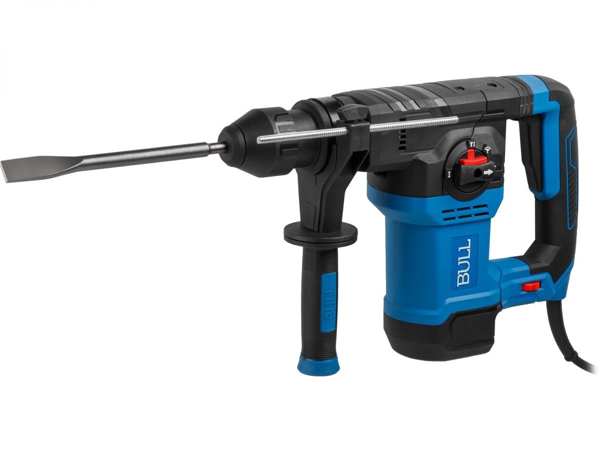 Перфоратор сетевой BULL BH 3201 (2 зубила, 3 сверла)