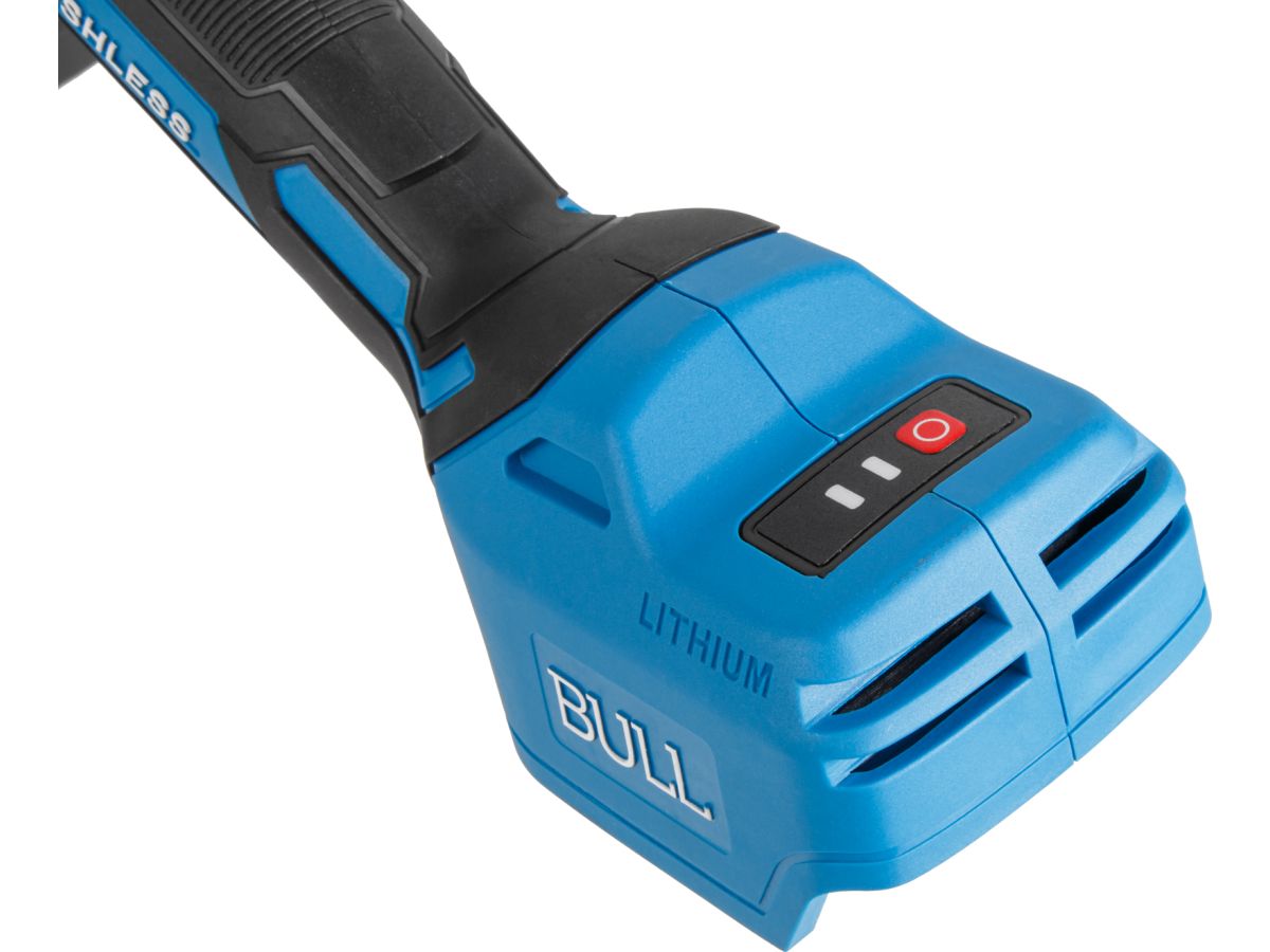 Шлифмашина угловая (болгарка) аккумуляторная BULL CSG 1812-1 SR Xcase XLTpro (2 АКБ,  6 А-ч)