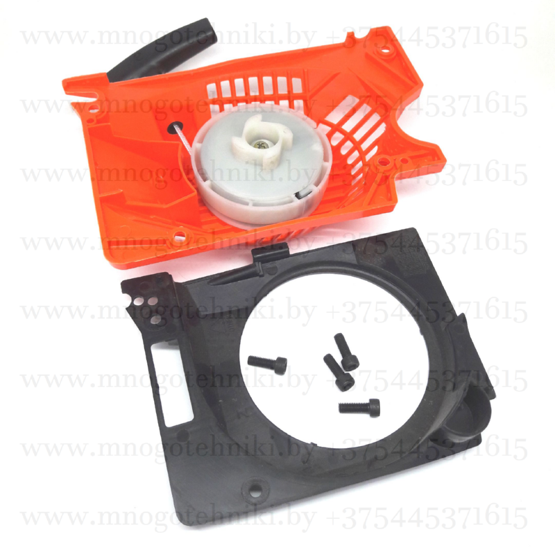 Стартер 4 зацепа легкий пуск китайской бензопилы серии 4500 / 5200 в сборе с диафрагмой