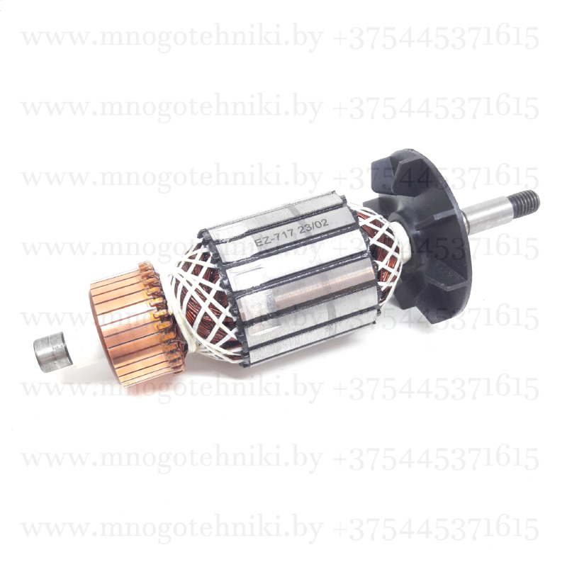 Ротор (якорь) для рубанка Rebir IE-5708 (резьба М10)