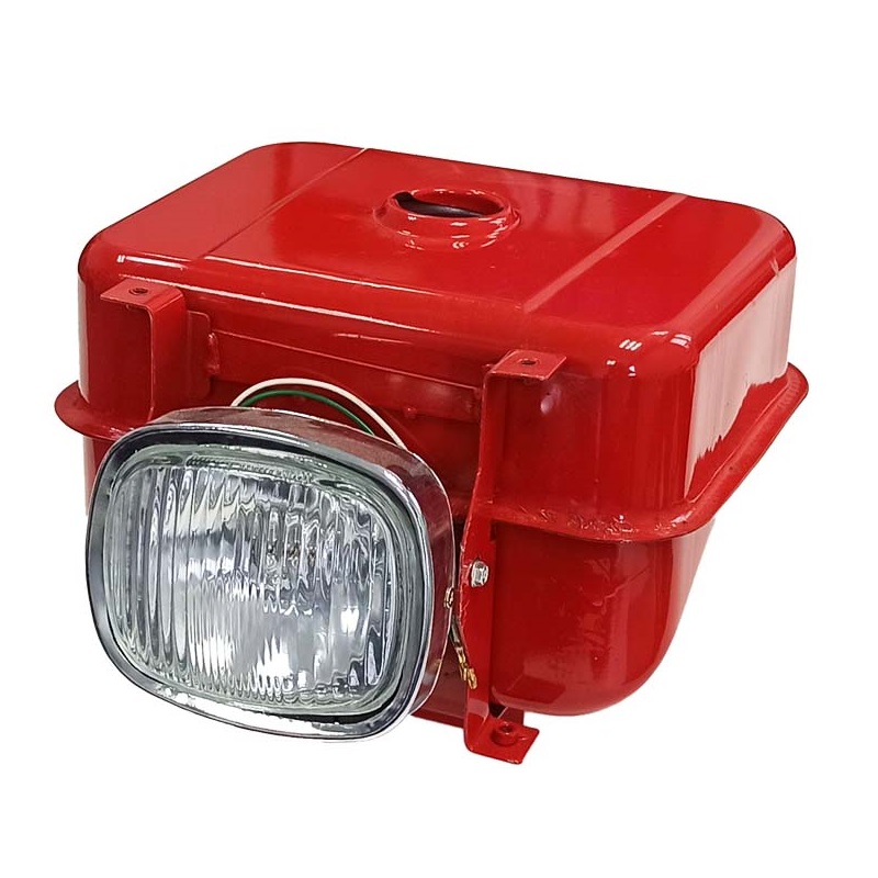Бак топливный с фарой, без крышки для двигателя R185, R190, R192 дизельного мотоблока, минитрактора