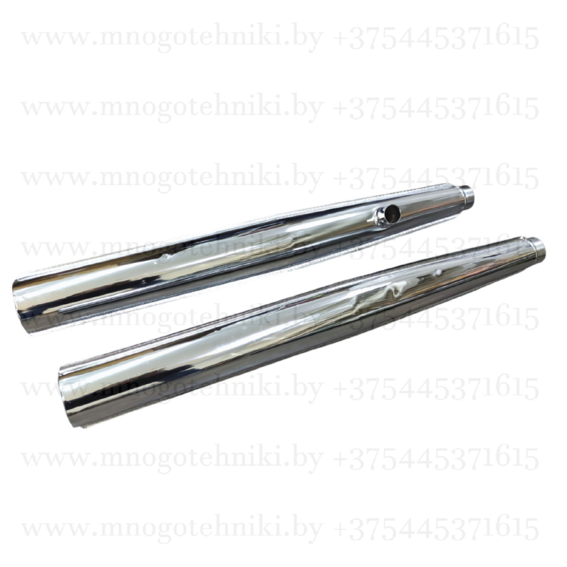 Глушители Днепр (комплект) хром, нового образца