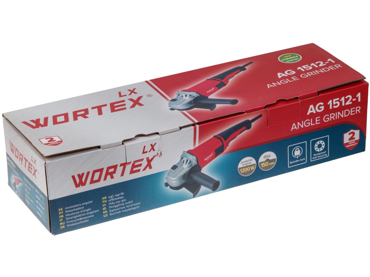Шлифмашина угловая (болгарка) WORTEX LX AG 1512-1
