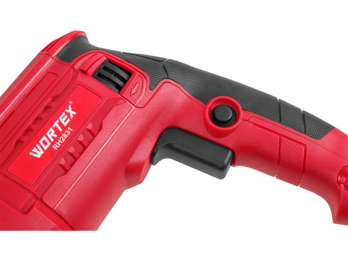 Перфоратор сетевой WORTEX RH 2831 (2 зубила, 3 сверла)