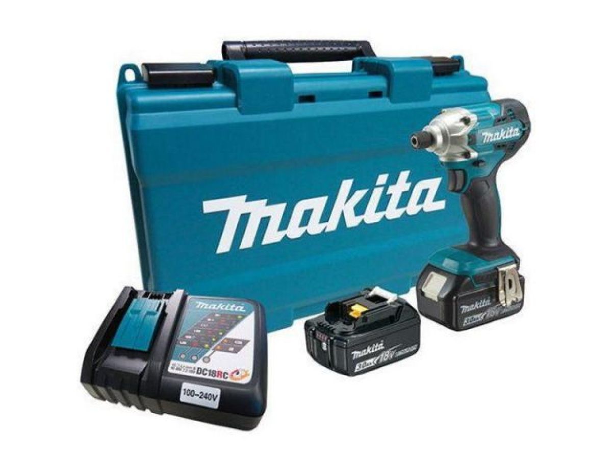 Шуруповерт ударный аккумуляторный MAKITA LXT DTD 172 RTJ MAKPAC (2 АКБ, 5 А-ч)