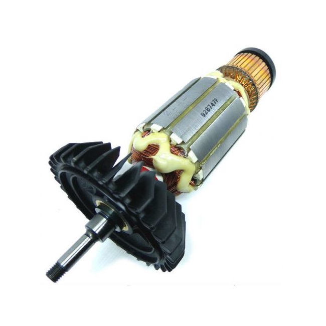 Ротор (якорь) для угловой шлифмашины (болгарки, УШМ) Makita GA 7050, GA 9050, 9050R (518747-7)
