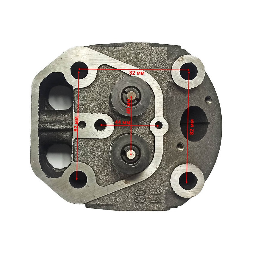 Головка блока цилиндра с клапанами двигателя R175N R180N