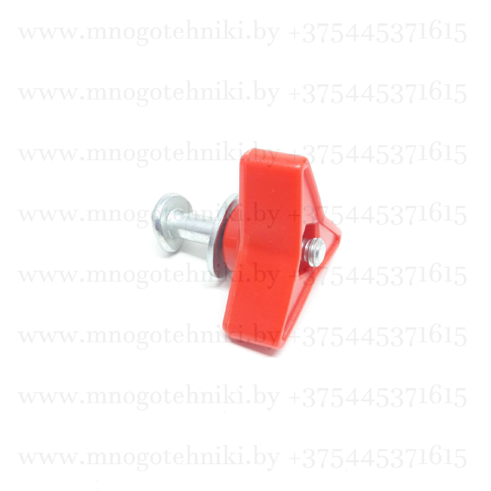 Гайка барашковая в сборе с винтом для газонокосилки ECO LG 433, 434, 533, 534, 633, 634, 733, 734, 735, 810