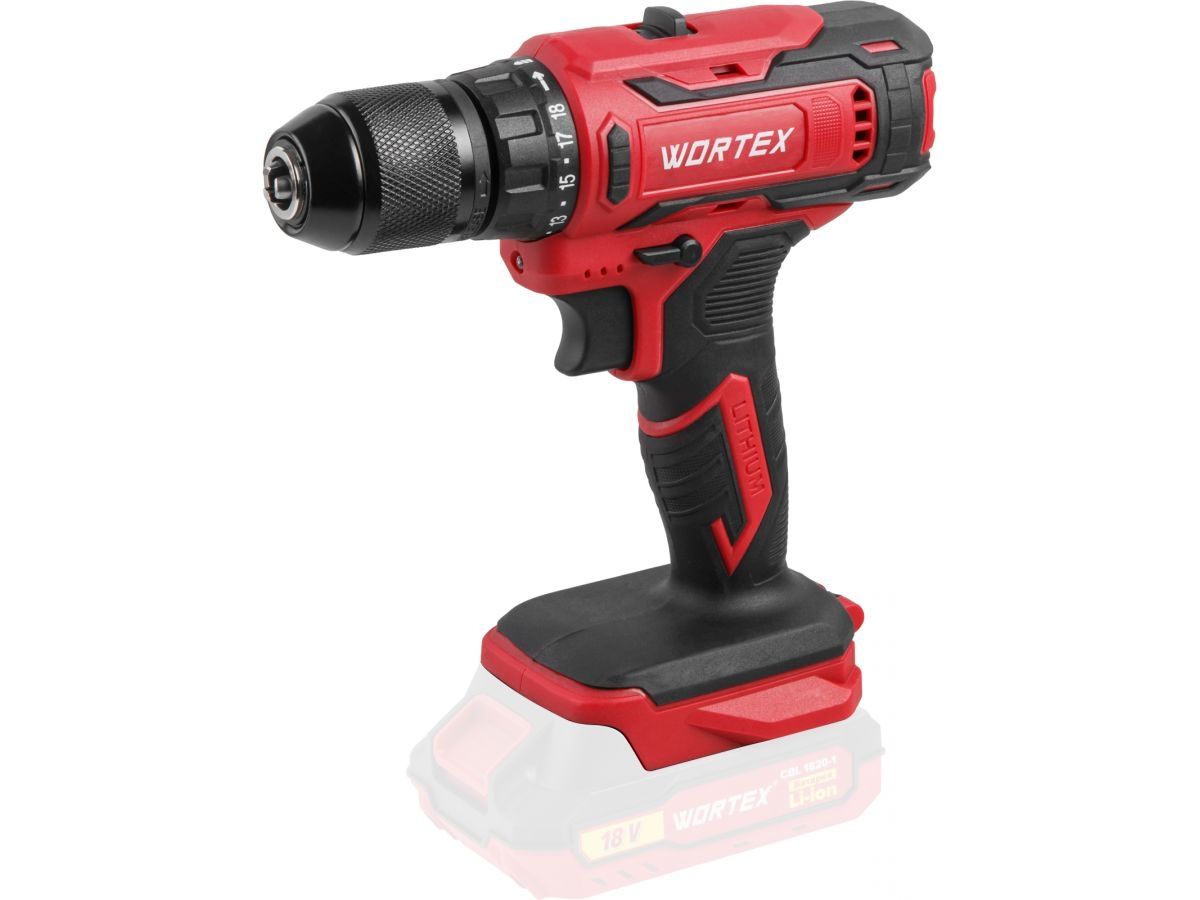 Дрель-шуруповерт аккумуляторная WORTEX BD 1820-1 Li ALL1
