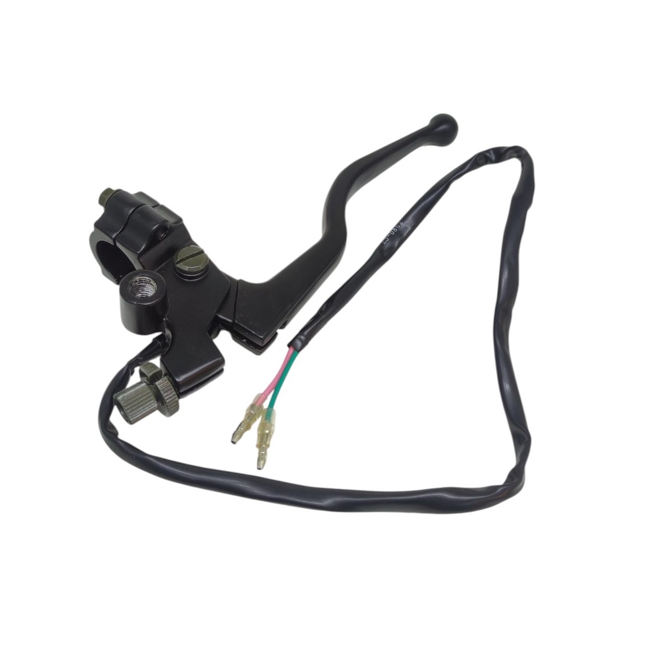 Рычаг (ручка) сцепления с кронштейном и датчиком выжима универсальный для мотоцикла, мопеда, питбайка, квадроцикла