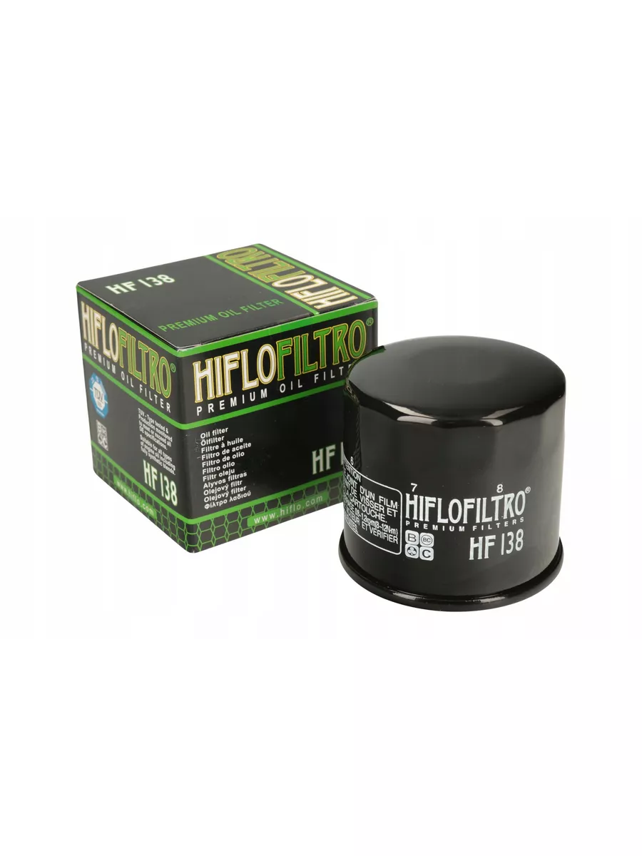 Фильтр масляный HF138 (HifloFiltro) для мотоцикла