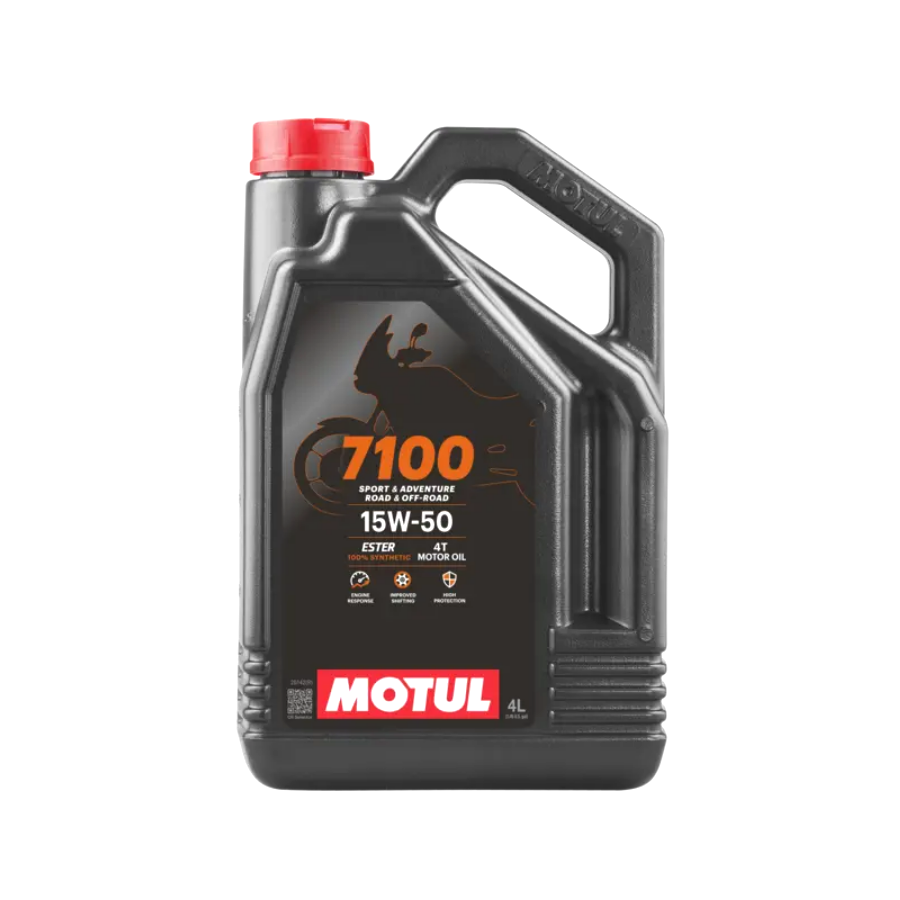 Масло моторное 4-х тактное Motul 7100 15W-50 синтетика, 4л