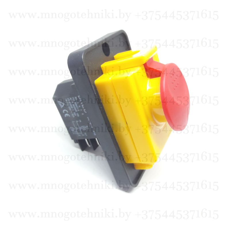 Кнопка пуска (выключатель, 4 клеммы) DKLD DZ-6-2 для бетономесителя, станка и др,