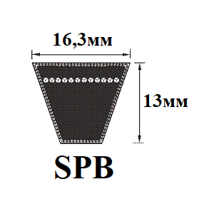Ремень клиновой SPB-2240 (16.3*2240)