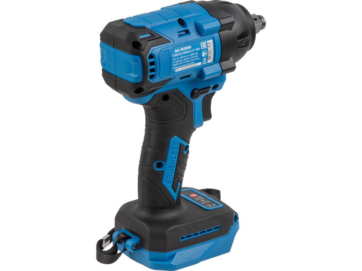 Гайковерт аккумуляторный ударный BULL SC 1804 Xcase XLTpro (2 АКБ, 4 А-ч)