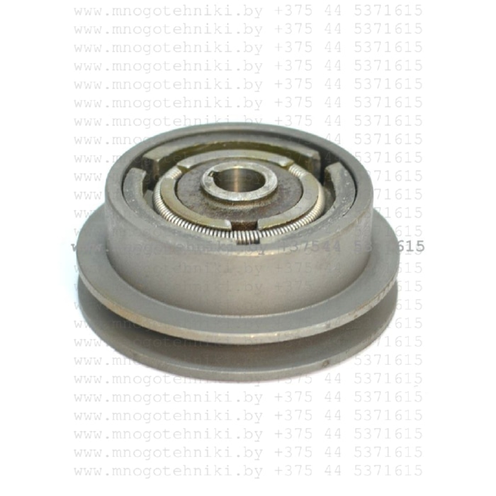 Сцепление центробежное (шкив D128мм. 1 ремень 13мм) на вал 20мм. шпонка (168F 170F GX200 GX210)