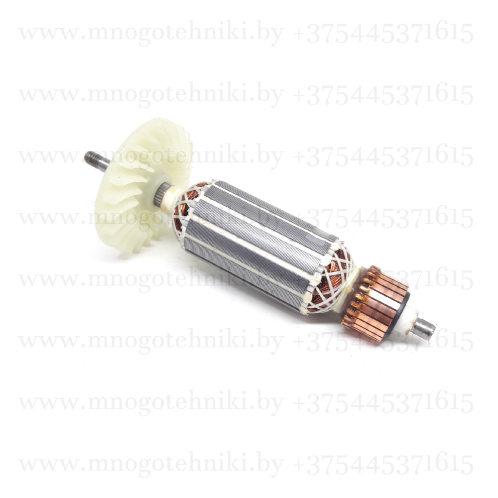 Ротор (якорь) для угловой шлифмашины (болгарки) Hitachi G10SS, G12SS, G13SS, G10SR3, G12SR3, G13SR3 (360802E, 360799E)