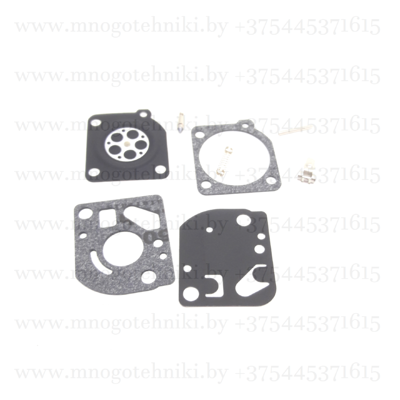 Ремкомплект карбюратора для бензотриммера, мотокосы Husqvarna 125, 128, Jonsered 2126, 2128