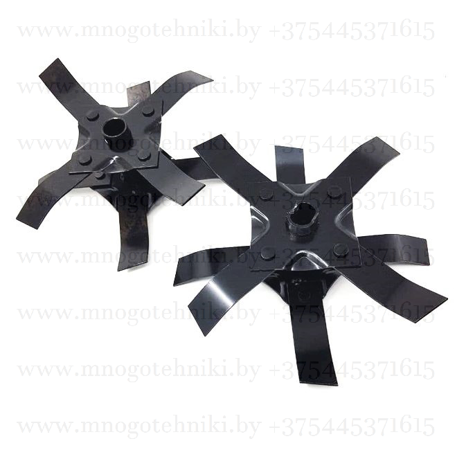 Фрезы сменные для насадки культиватора квадратный зуб