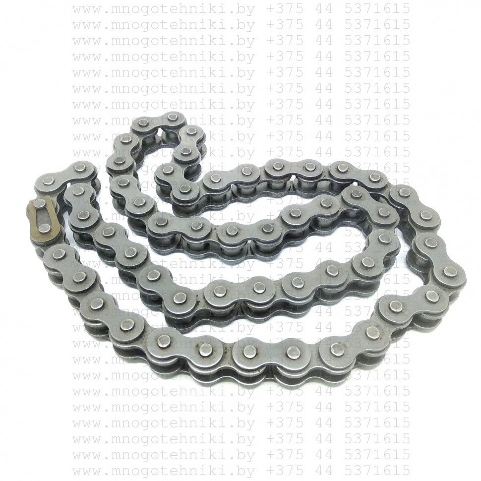 Цепь однорядная ПР-15.875-23-1 52 звена привода редуктора мотоблока, культиватора Fermer, ASILAK