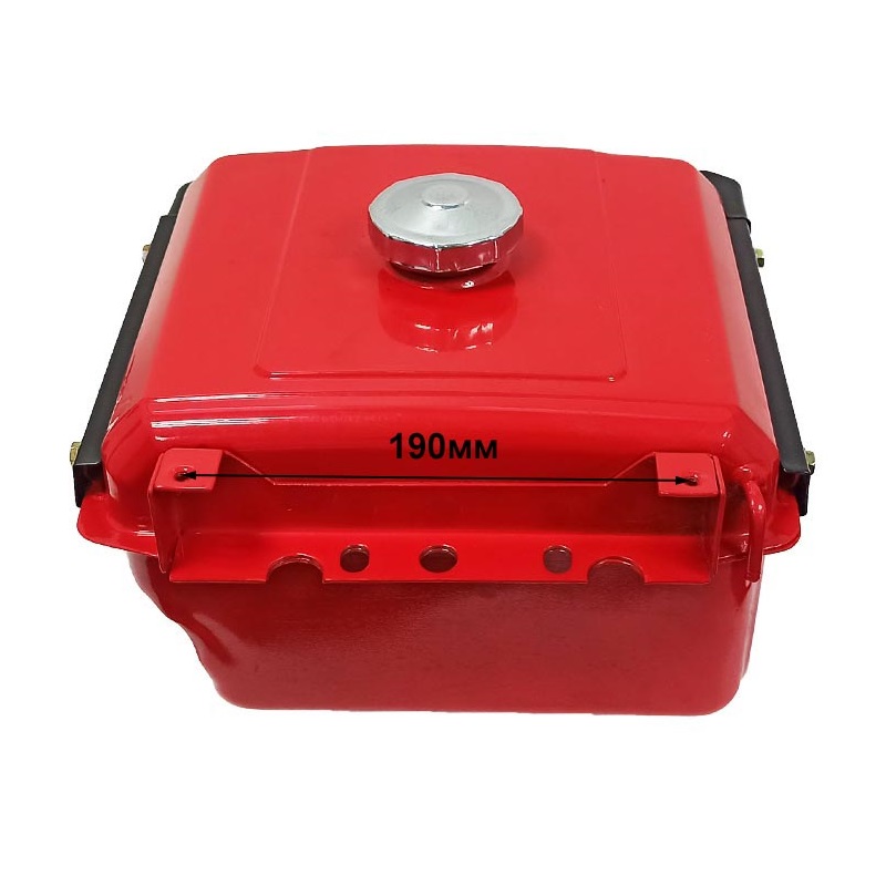 Бак топливный с фарой, без крышки для двигателя R185, R190, R192 дизельного мотоблока, минитрактора