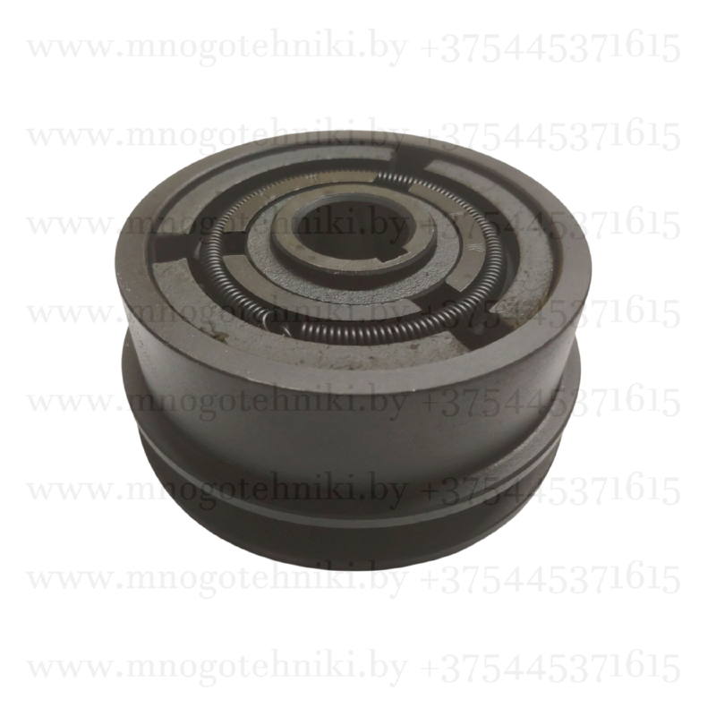 Сцепление центробежное (шкив D115мм, 1 ремень 13мм) на вал 25мм. шпонка