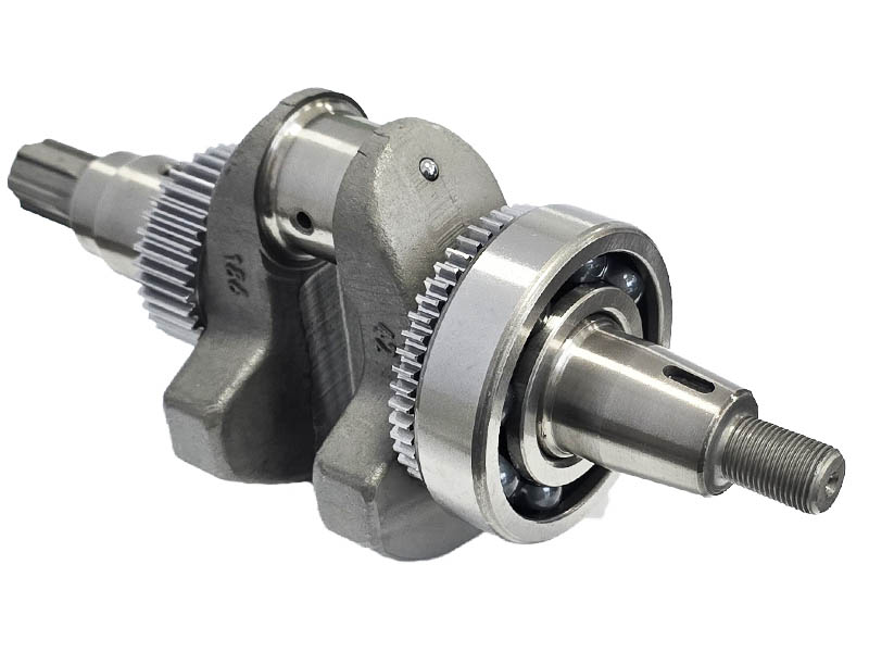 Коленвал (шлицевой 25мм, шейка 40мм) двигателя 186F