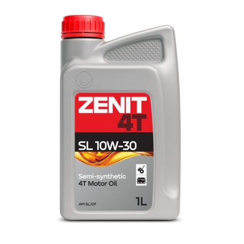 Масло моторное 4-х тактное ZENIT SL 10W-30, полусинтетика 1л