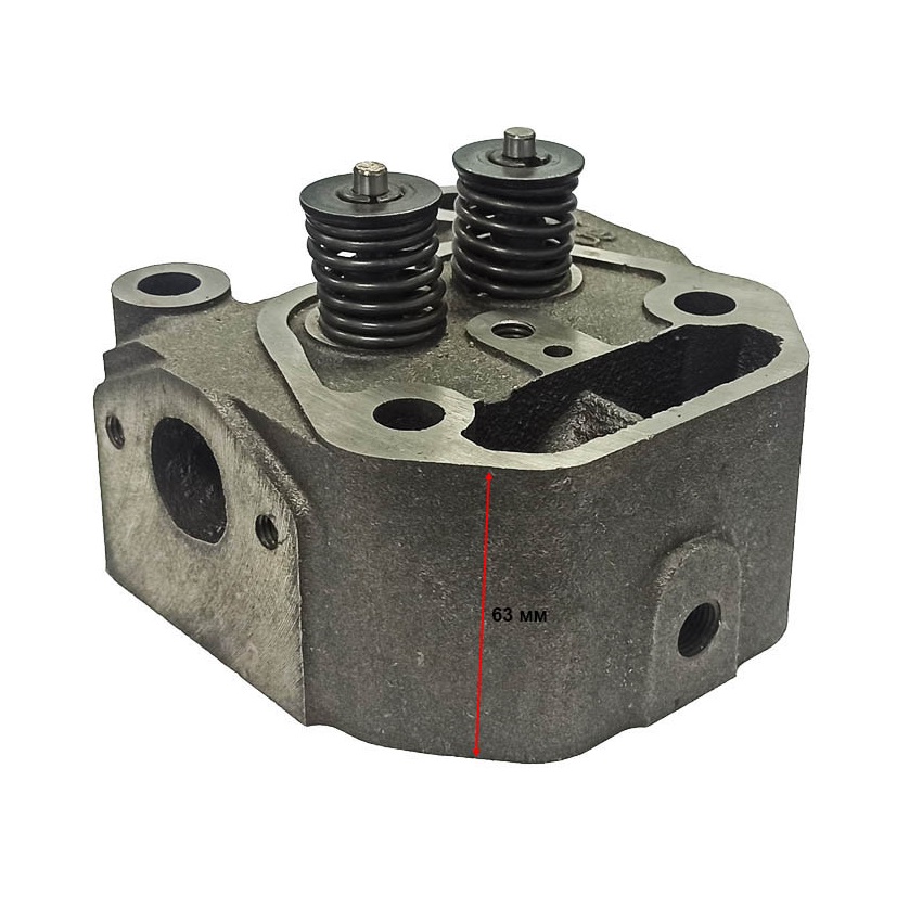 Головка блока цилиндра с клапанами двигателя R175N R180N