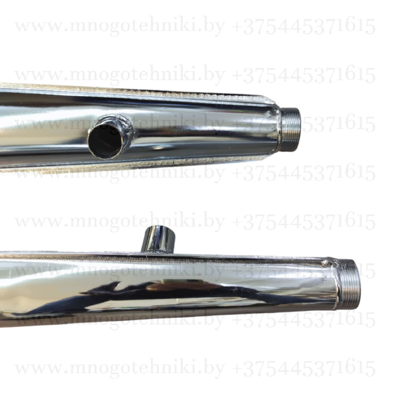 Глушители Днепр (комплект) хром, нового образца