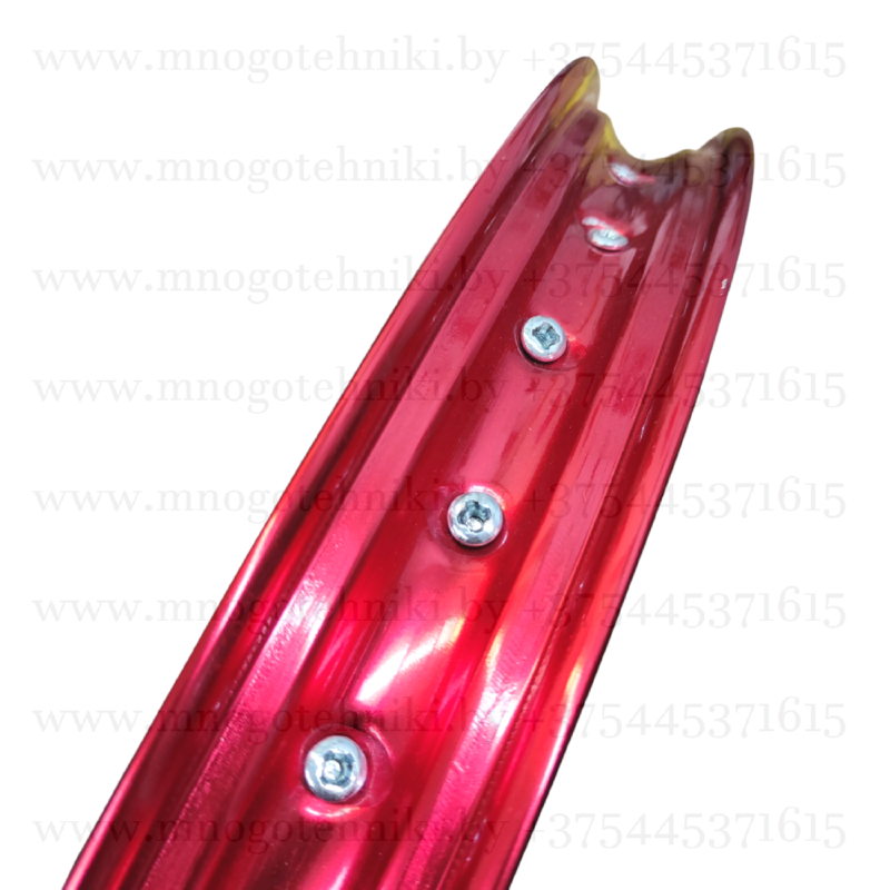 Обод (диск) 1.6-21" переднего колеса (R21 ось d=15mm) алюминий красный XR250
