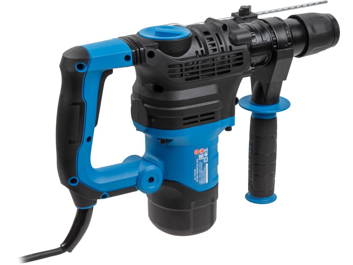 Перфоратор сетевой BULL BH 3202 (2 зубила, 3 сверла)