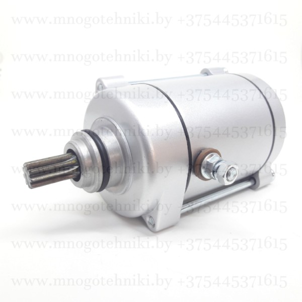 Электростартер для 162FMJ CGN150 (9 шлицов, 52мм) китайского мотоцикла Racer, Minsk, Irbis, Viper, Lifan, Loncin, Zongshen, SYM, Forsage, Cronus, Stels, Baltmotors