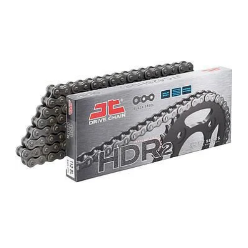 Цепь приводная 420HDR 120 звеньев безсальниковая JT под защелку