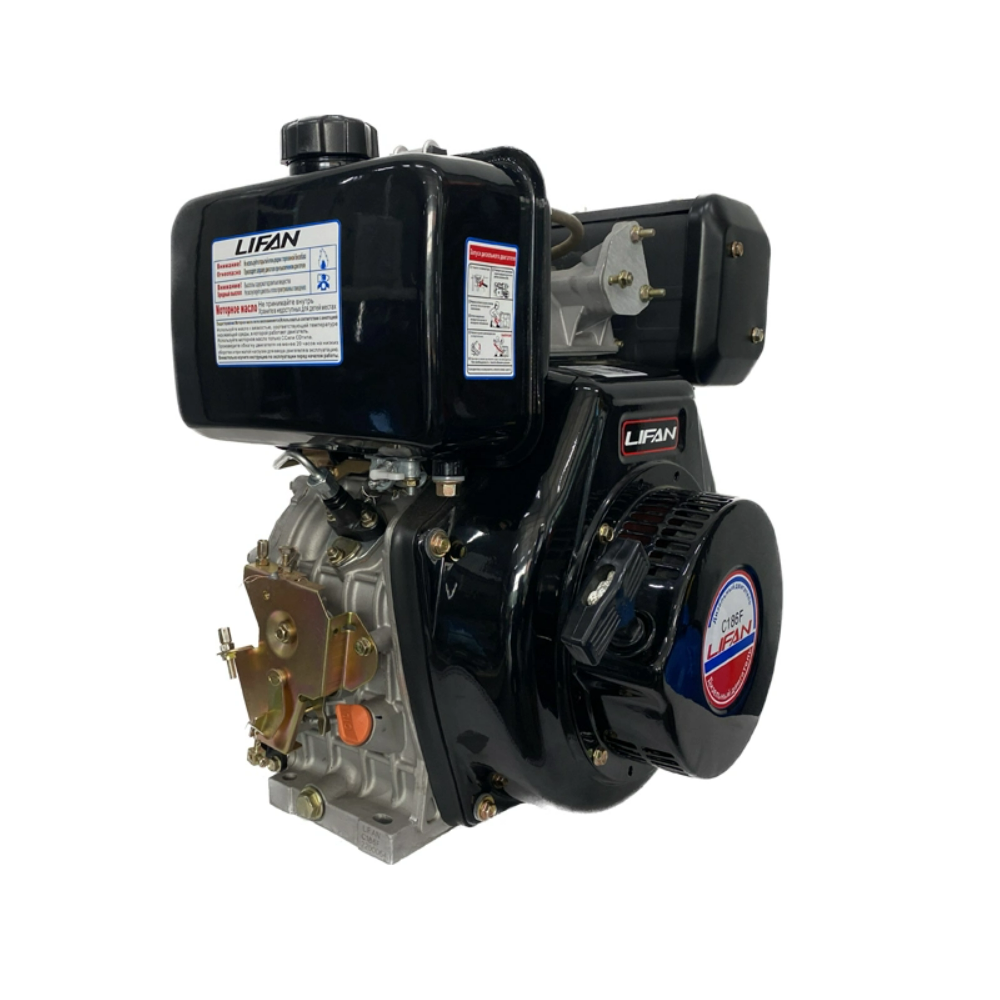 Двигатель дизельный Lifan C186F 10л.с. (вал 25мм, шлицы)