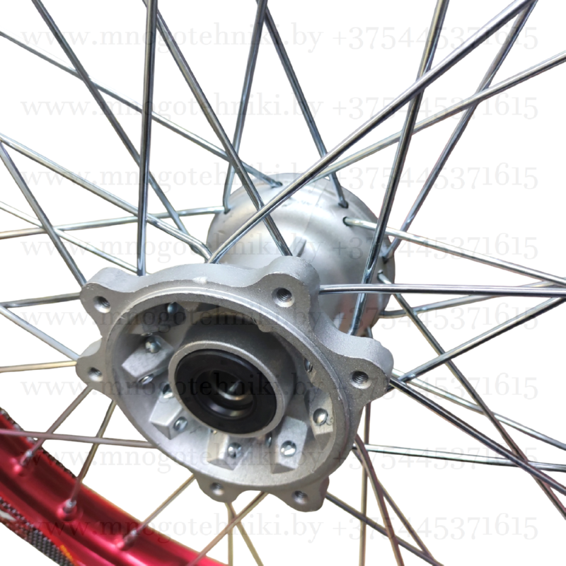 Обод (диск) 1.6-21" переднего колеса (R21 ось d=15mm) алюминий красный XR250