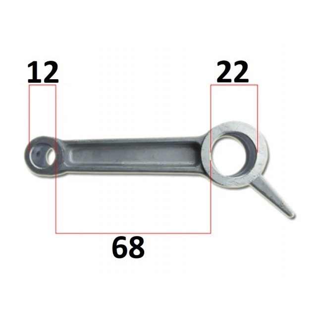 Шатун для электрического компрессора ECO, DGM (12*22*68)