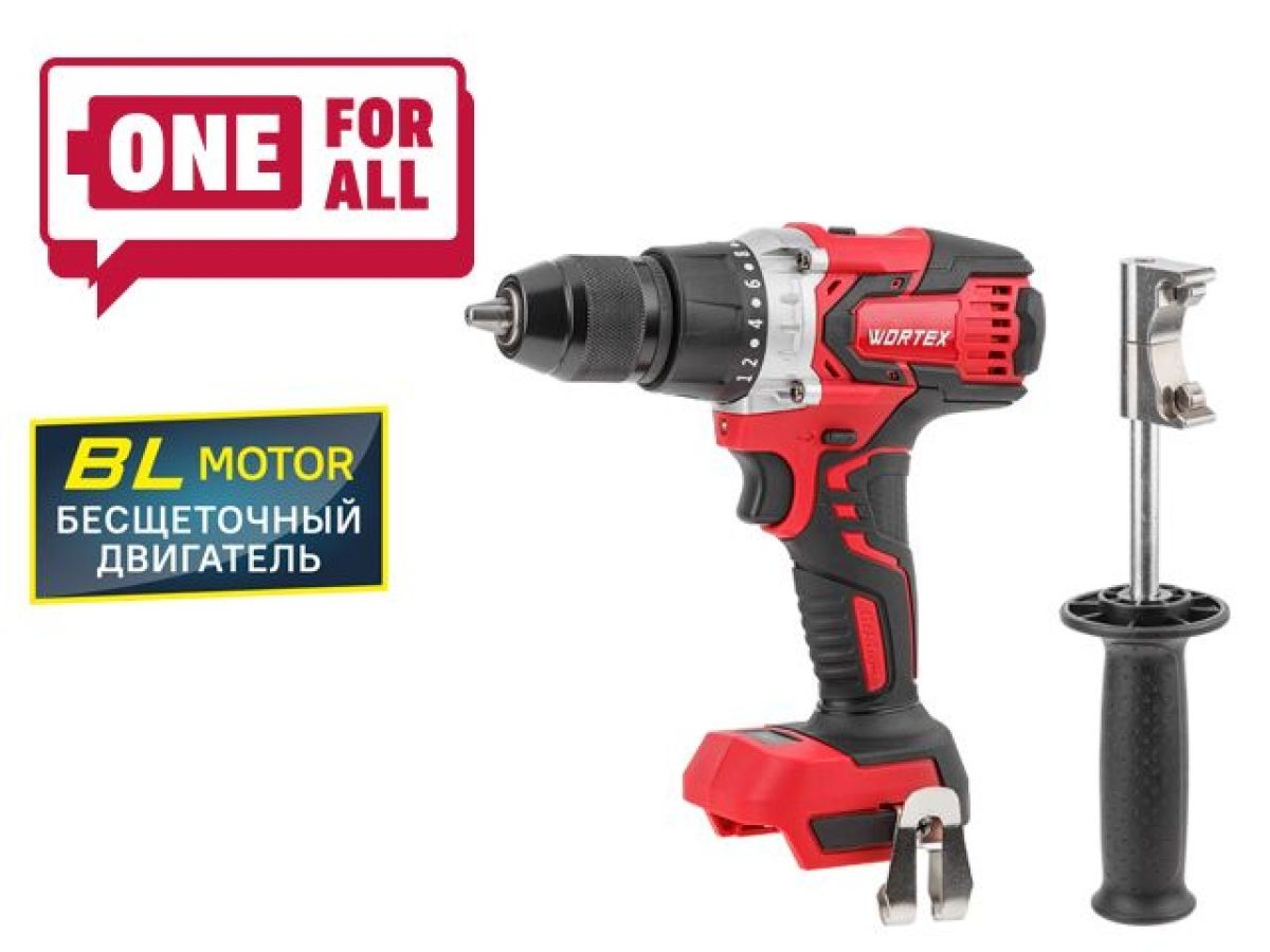 Дрель-шуруповерт аккумуляторная WORTEX BD 2030 Dli ALL1