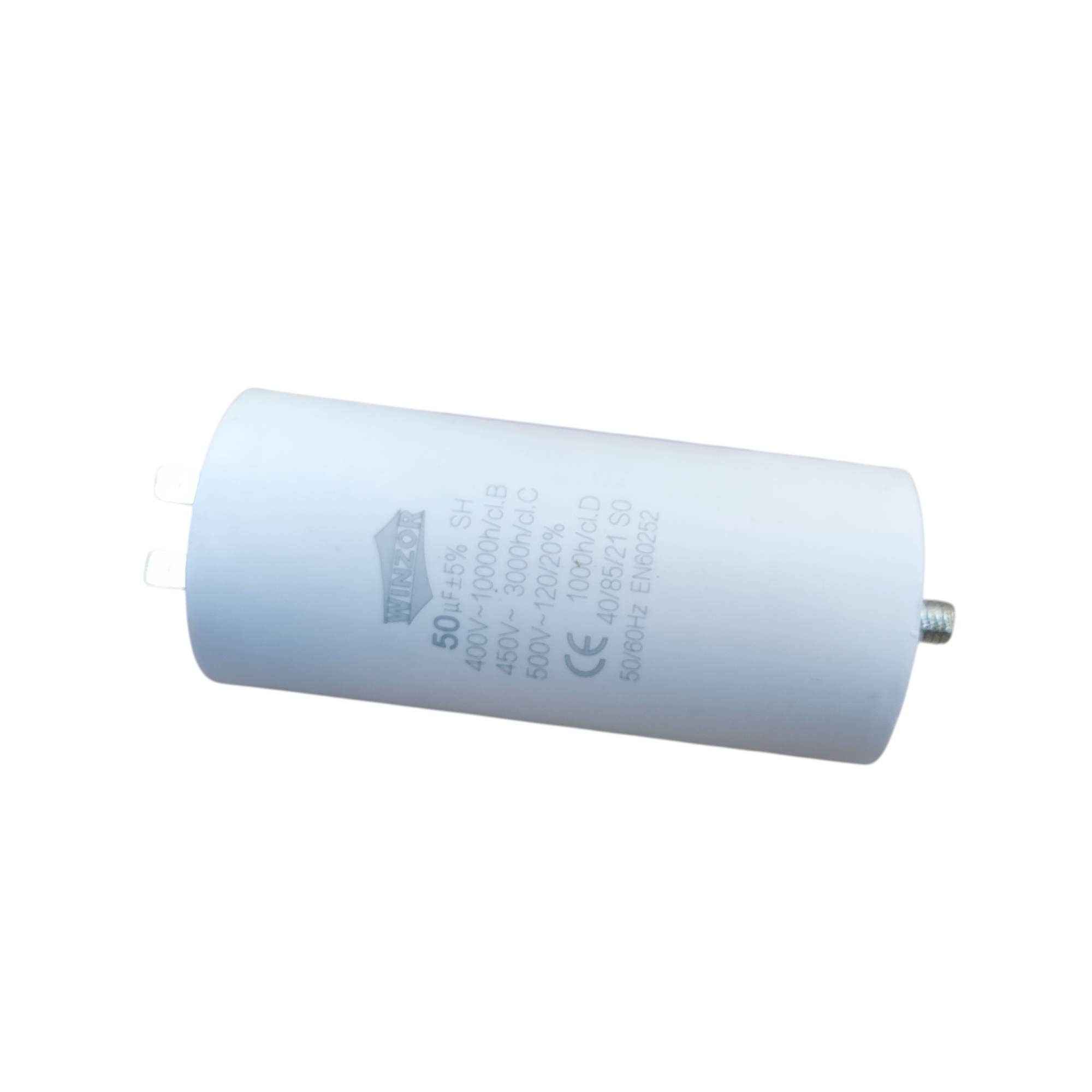 Конденсатор пусковой CBB-60 50мкФ 450V (клеммы, болт)