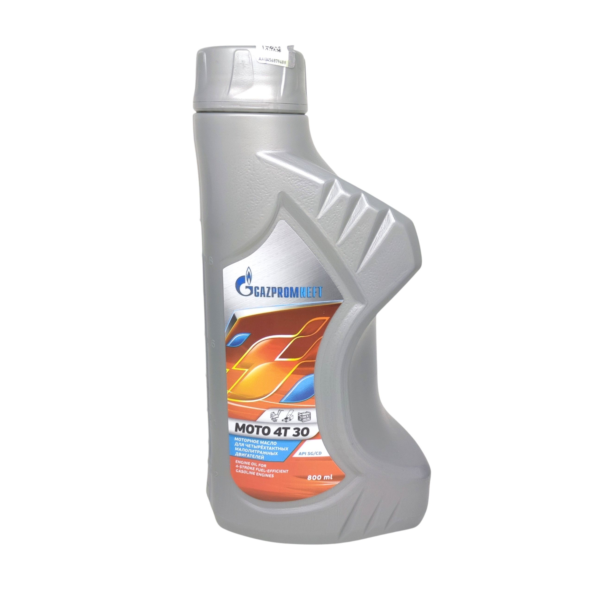 Масло моторное 4-х тактное Gazpromneft Moto 4T 30, минеральное 0.8л