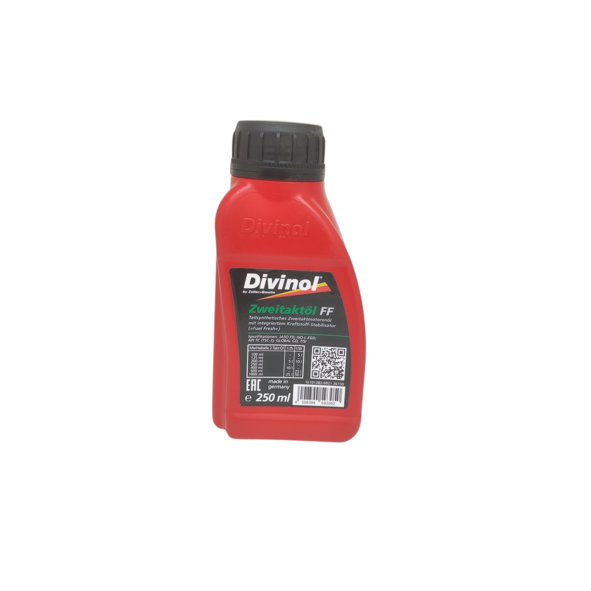 Масло моторное 2-х тактное DIVINOL, полусинтетика 0.25 л