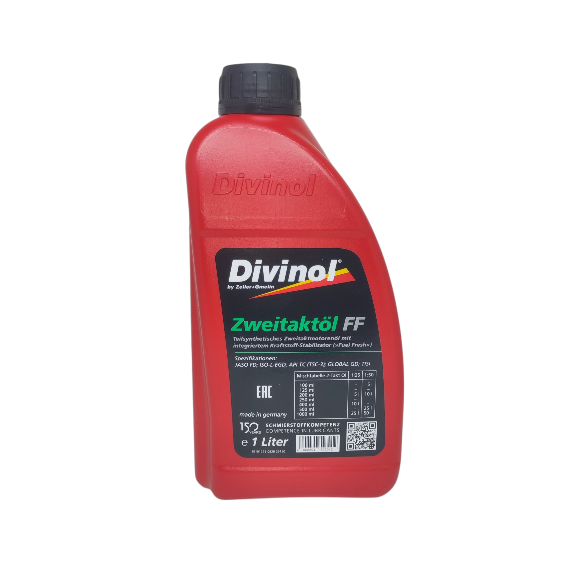 Масло моторное 2-х тактное DIVINOL, полусинтетика 1 л