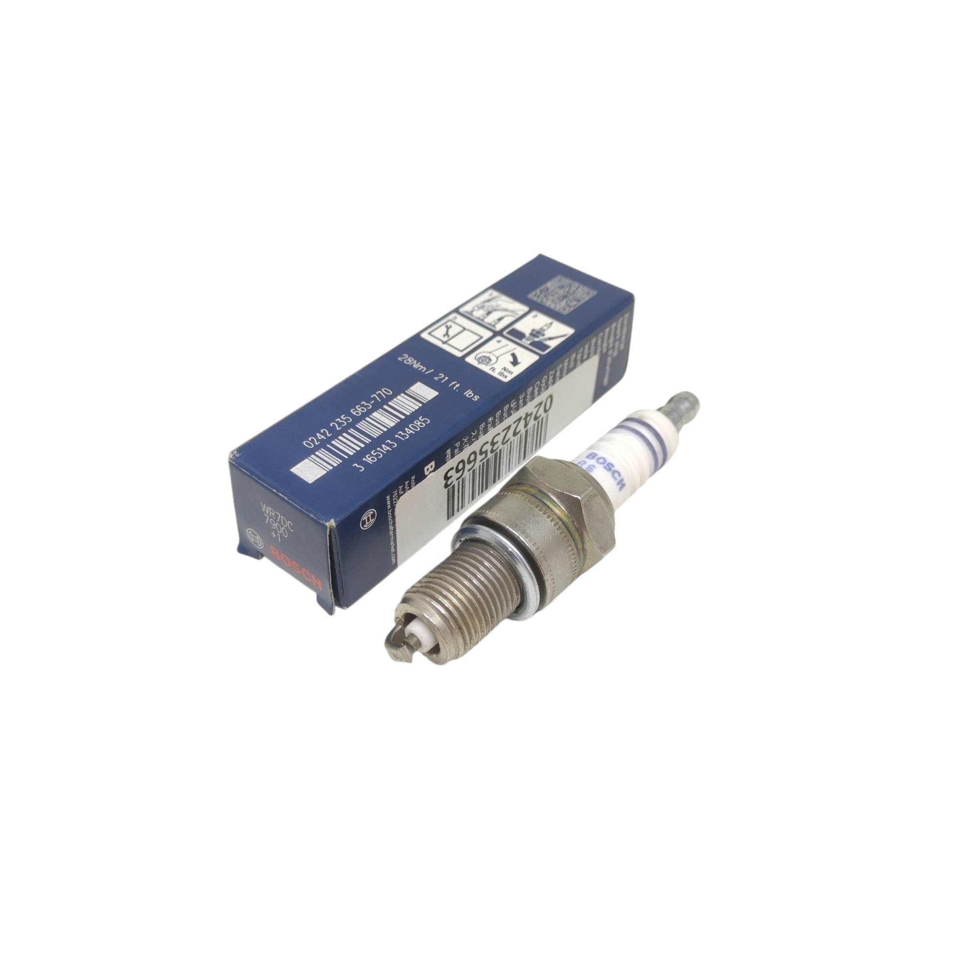 Свеча зажигания Bosch WR7D+